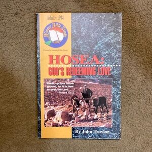 Hosea: God's Redeeming Love Book